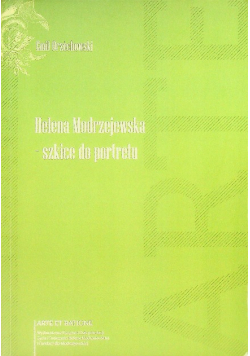 Helena Modrzejewska szkice do portretu