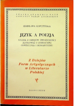 Język a poezja