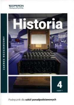 Historia 4. Część 1. Zakres rozszerzony. Podręcznik dla szkół ponadpodstawowych