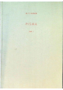 Pisma Tom 1