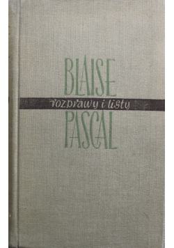 Pascal rozprawy i listy