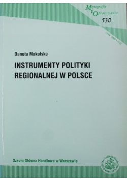 Instrumenty polityki regionalnej w Polsce