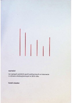Wartości we wpisach polskich partii politycznych w Internecie w okresie okołowyborczym w 2015 roku