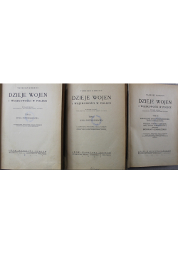 Dzieje wojen i wojskowości w Polsce Tom 1 do 3, 1923 r