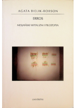 Erros Mesjański witalizm i filozofia