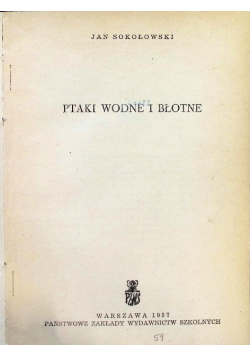 Ptaki wodne i błotne