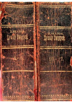 Żywoty świętych 6 Tomów  1881 r.