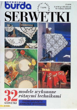 Burda special serwetki Nr 7 i 8 / 95