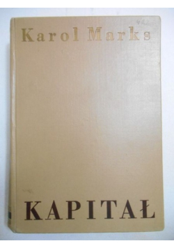 Kapitał Tom I