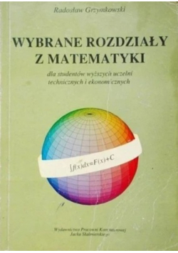 Wybrane rozdziały z matematyki