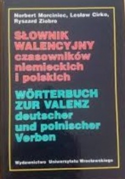 Słownik walencyjny czasowników niemieckich i polskich