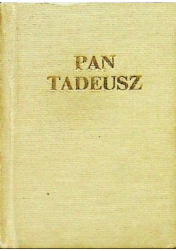 Pan Tadeusz Miniatura