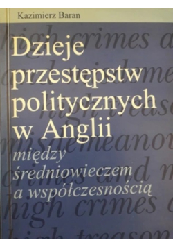 Dzieje Przestępstw politycznych w Anglii