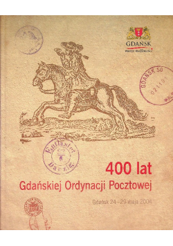 400 lat Gdańskiej Ordynacji Pocztowej