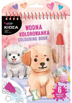 Magiczna kolorowanka wodna Pieski