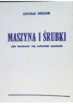 Maszyna i śrubki Przedruk