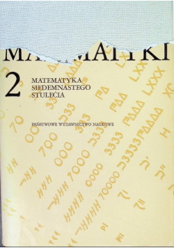 Historia matematyki Tom  2