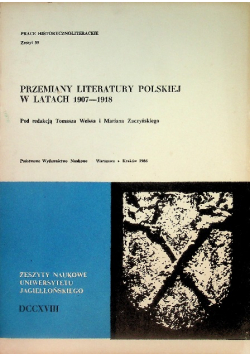 Przemiany literatury polskiej w latach 1907 - 1918