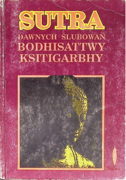 Sutra dawnych ślubowań Bodhisattwy Ksitigarbhy