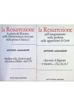 La Resurrezione Volume 1 and 2