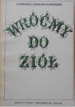 Wrócmy do ziół