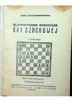 Elementarna strategia gry szachowej 1932r