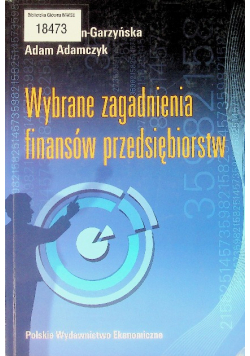 Wybrane zagadnienia finansów przedsiębiorstw