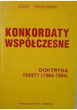 Konkordaty współczesne dedykacja autora