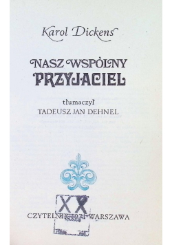 Nasz wspólny przyjaciel