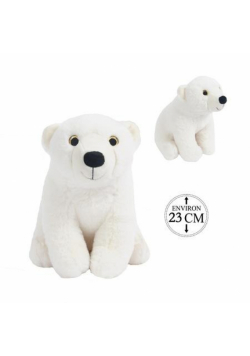 Pluszowy Bozami Niedźwiedź polarny 23cm