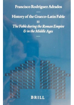 History of the Graeco Latin Fable Tom II
