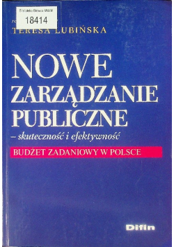 Nowe zarządzanie publiczne
