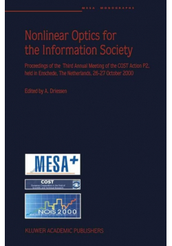 Nonlinear Optics for the Information Society (Mesa Monographs)
