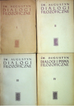 Dialogi i pisma Tom 1 do 4