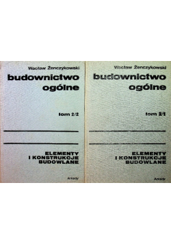 Budownictwo ogólne Tom 2 Część 1 i 2