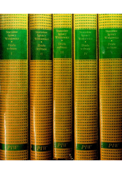 Witkiewicz Dzieła wybrane Tom 1 do 5