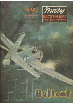 Mały modelarz Nr 4 /90  Samolot myśliwski Grumman F6 F3 HELLCAT