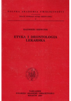 Etyka i deontologia lekarska