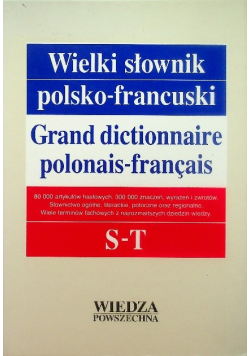 Wielki słownik polsko-francuski  S - T