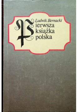 Pierwsza książka polska