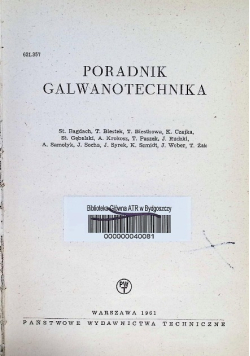 Galwanotechnika dla praktyków Poradnik