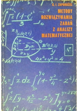 Metody rozwiązywania zadań z analizy matematycznej