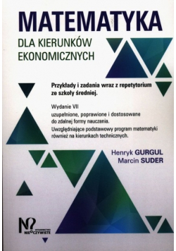 Matematyka dla kierunków ekonomicznych