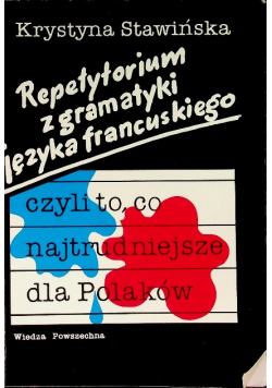 Repetytorium z gramatyki języka francuskiego