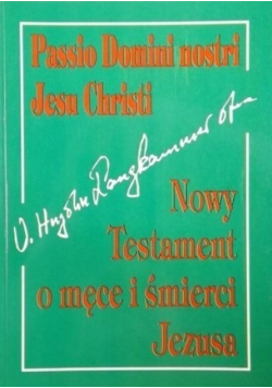 Nowy Testament o męce i śmierci Jezusa