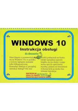 Windows 10 instrukcja obsługi