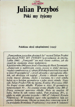 Póki my żyjemy