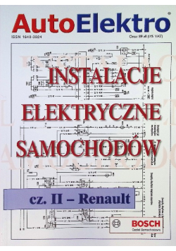 Auto elektro Instalacje elektryczne samochodów Część 2 Renault