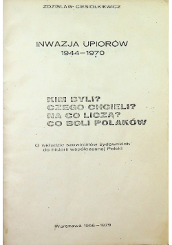 Inwazja upiorów 1944 - 1970
