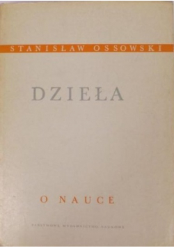 Ossowski dzieła o  nauce